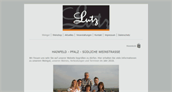 Desktop Screenshot of lutz-wein.de