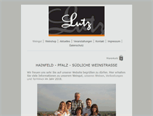 Tablet Screenshot of lutz-wein.de